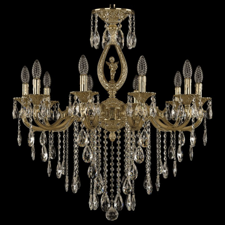 Подвесная люстра Bohemia Ivele Crystal 7101 71401/10/250 B G FA10M 