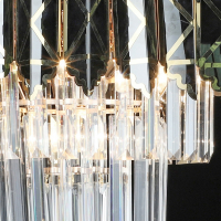 Подвесная хрустальная люстра Reluce 02202-0.4-05 FGD+BK (1425125)