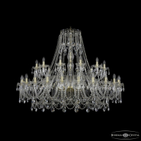 Подвесная люстра Bohemia Ivele Crystal 1411 1411/24+12/530 G