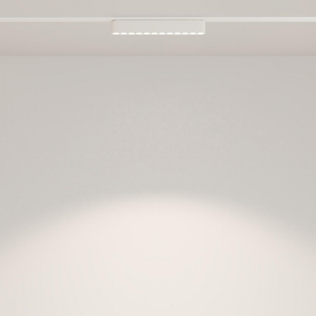 Нарушена упаковка!  <646970> Трековый светильник 12W 4000К для ультратонкого магнитного шинопровода Maytoni Technicall Radity Points TR082-1-12W4K-M-W