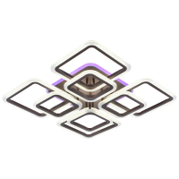 Светодиодная люстра с ПДУ Profit Light 8075/4+4 COF 176W+10W RGB