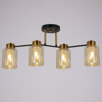 Светильник на штанге ILLUMICO Qui IL6111-4COU-79 BK GD Qui