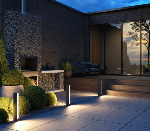 Наземный низкий светильник Maytoni Outdoor Hof O422FL-L12GF