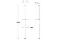 Светильник на штанге Arte Lamp Calamaro A5191AL-2BK