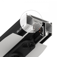 2м. Интрудер (профиль) для встраивания трёхфазного трека в натяжной потолок SLOTT Novotech  135190