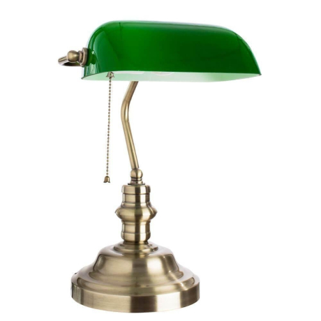 Настольная лампа офисная Arte Lamp Banker A2492LT-1AB 