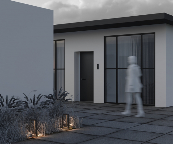 Наземный низкий светильник Maytoni Outdoor Luft O466FL-L12B3K 