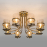 Потолочная люстра Eurosvet Coppa 60085/8 античная бронза 