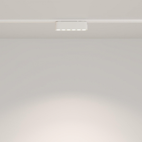 Нарушена упаковка!  <646976> Трековый светильник 6W 4000К для ультратонкого магнитного шинопровода Maytoni Technicall Radity Points TR082-1-6W4K-M-W