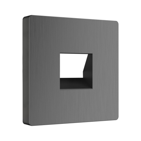 Накладка для розетки RJ-11 Werkel графит рифленый W1192004 