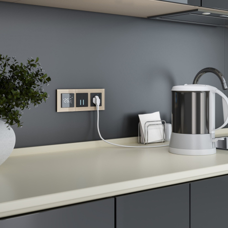 Терморегулятор электромеханический для теплого пола Werkel черный W1151208