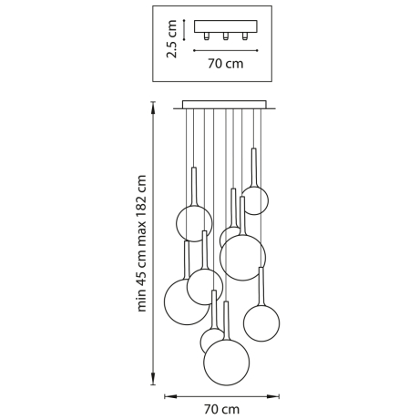 Подвесная люстра Lightstar с поддержкой Алисы, GLOBO 813093 