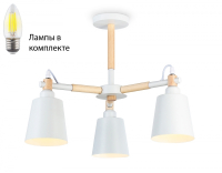 Люстра на штанге с лампочками Ambrella light TR82204+Lamps