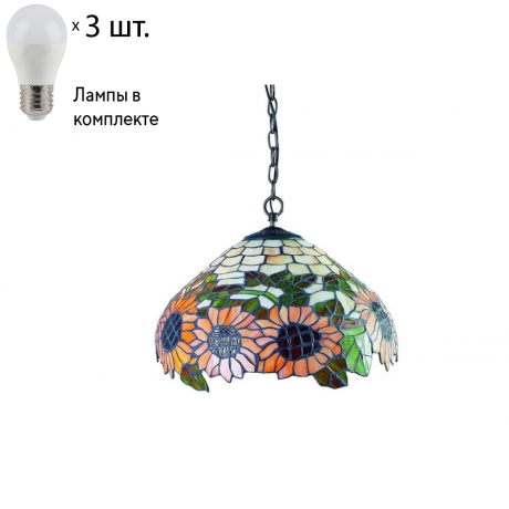 Светильник подвесной с лампочками Omnilux OML-80403-03+Lamps 