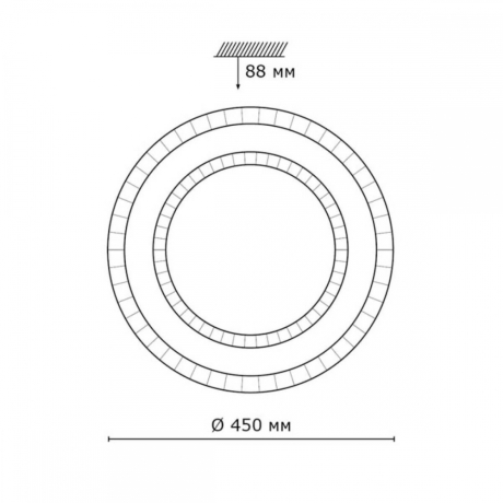 Накладной светильник Sonex Floors 2041/EL