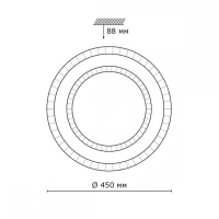 Накладной светильник Sonex Floors 2041/EL