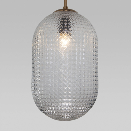 Подвесной светильник Eurosvet Gem 50261/1 прозрачный 