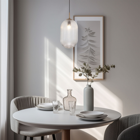 Подвесной светильник Eurosvet Gem 50261/1 прозрачный 