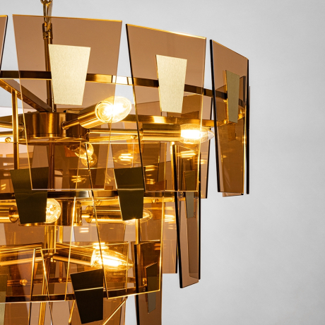 Подвесная люстра с 11 LED лампами. Комплект от Lustrof №618727-709069 