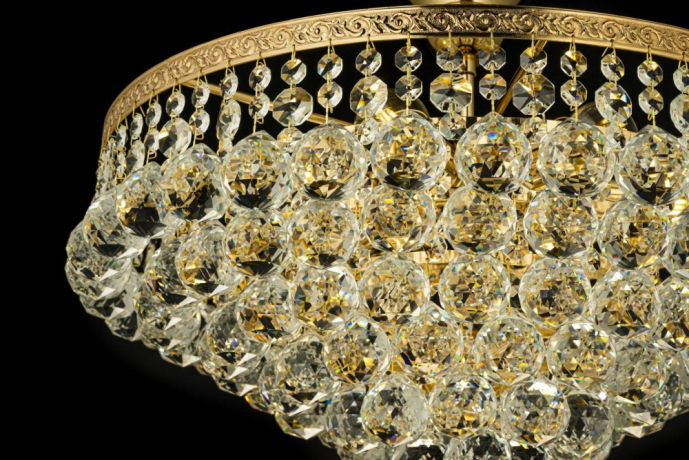 Потолочная люстра с лампочками Arti Lampadari Castellana E 1.3.46.501 G+Lamps 