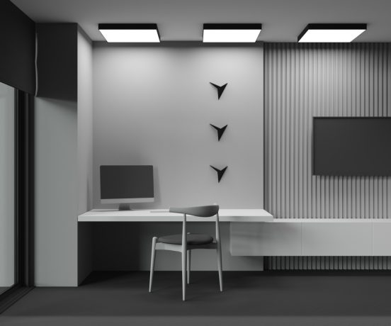 Накладной светильник Maytoni Technical Zon C032CL-90W3K-SQ-B 