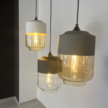 Подвесной светильник Nord A D18 Black/Amber ImperiumLoft NORD1 (190488-26) 