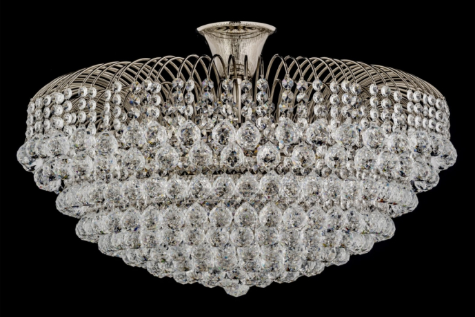 Люстра на штанге Arti Lampadari Empoli Nickel Empoli E 1.2.80.100 N 