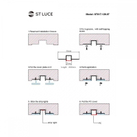Короб встраиваемый ST-Luce Светодиодные ленты ST017.129.07