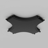 Соединитель X-образный для треков накладных Maytoni Technical Accessories for tracks Radity TRA084CX-11B