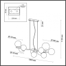 Подвесная люстра Lumion Moderni 6508/10 