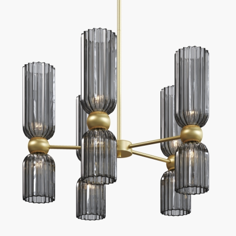 Люстра на штанге Maytoni Antic MOD302PL-10GR 