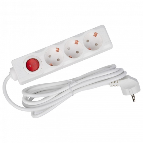 Удлинитель с выключателем Uniel Standart 2921 