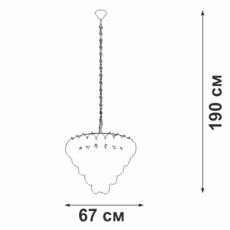 Подвесной светильник Vitaluce V5343 V5343-7/5+5+1 