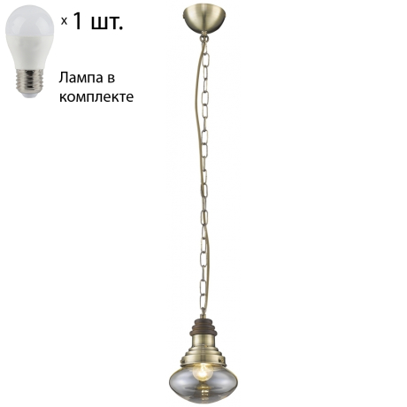 Подвесной светильник с лампочкой Velante 306-503-01+Lamps E27 P45 
