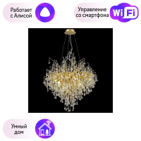 Подвесная люстра Wertmark Dionisia с поддержкой Алиса WE189.09.403-A