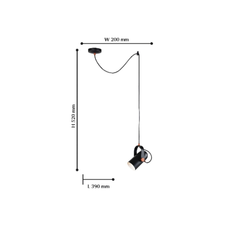 Светильник подвесной с лампочками, комплект от Lustrof. № 98208-617660 