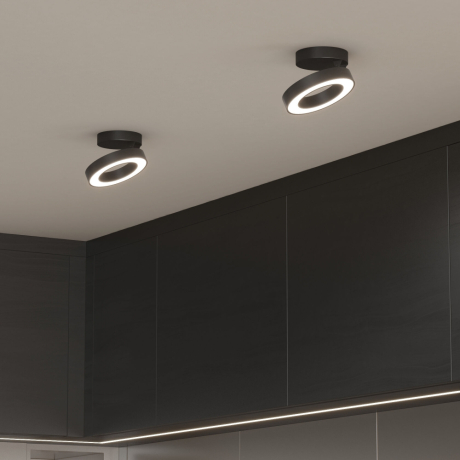 Светодиодный спот Elektrostandard Spila 25105/Led черный (a060185) 