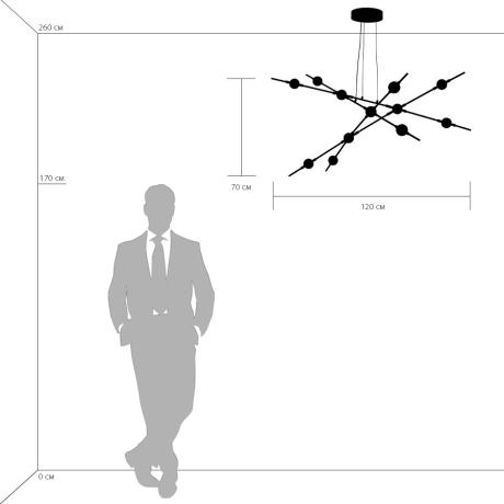 Подвесная люстра Lightstar Bergamo 745247 
