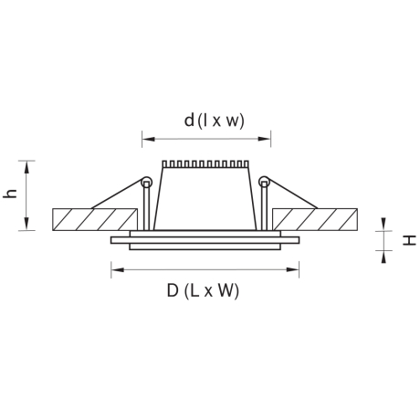 Встраиваемый светильник Lightstar Acri 212021 