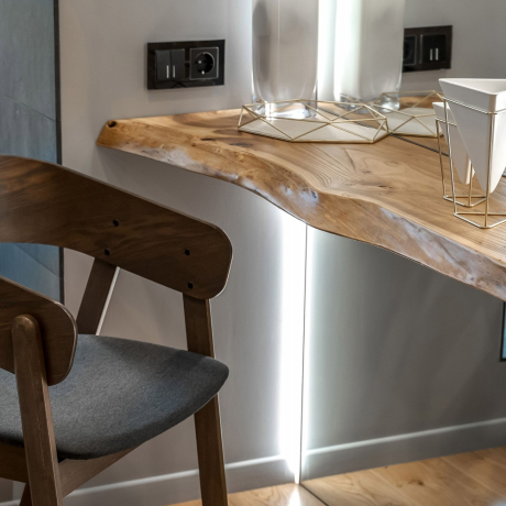 Выключатель проходной двухклавишный с подсветкой без рамки Werkel черный матовый W1122108