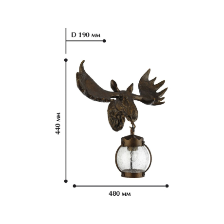 Уличный настенный светильник от Lustrof 769772 - 55279