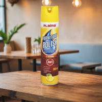 Нарушена упаковка!  <710472> Полироль для мебели с воском и антистатиком "Super Action 3 In 1", аэрозоль, 300 мл, LAIMA, 608503 (608503)
