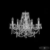 Подвесная люстра Bohemia Ivele Crystal 1411 1411/5/195 Ni