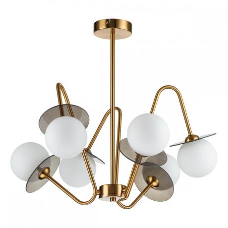 Люстра на штанге Indigo Jazz 11020/6R Brass 