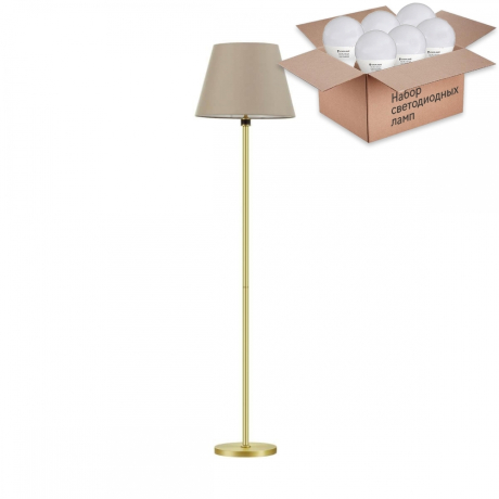 Торшер с лампочкой Lumion Montana 4429/1F+Lamps E14 P45 