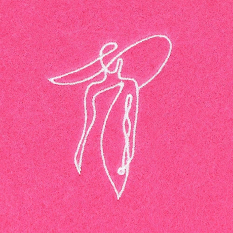 420192 Салфетка для сервировки декоративная (плейсмат) ANDASIBE, B3, ?100, полиэстер, ярко-розовый Eglo 