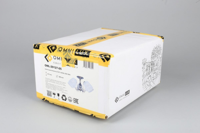 Люстра потолочная с лампочками Omnilux OML-29127-05+Lamps 