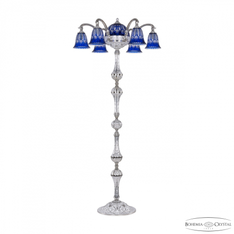 Торшер Bohemia Ivele Crystal 72009TP/6/175 NW P2 D Clear-Blue/H-1I 
