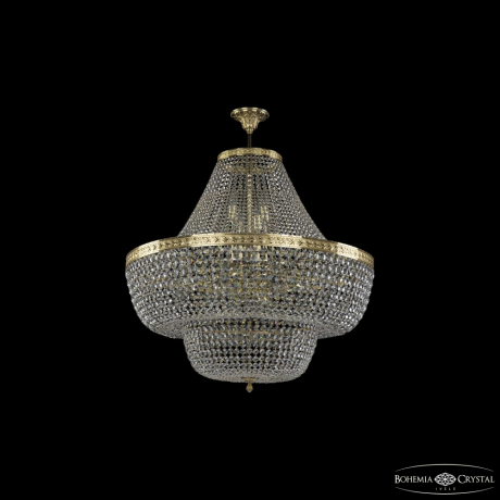 Люстра на штанге Bohemia Ivele Crystal 19101/H1/90IV G C1 