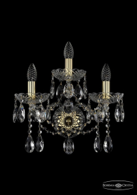 1413B/2+1/165/XL/G Бра Bohemia Ivele Crystal